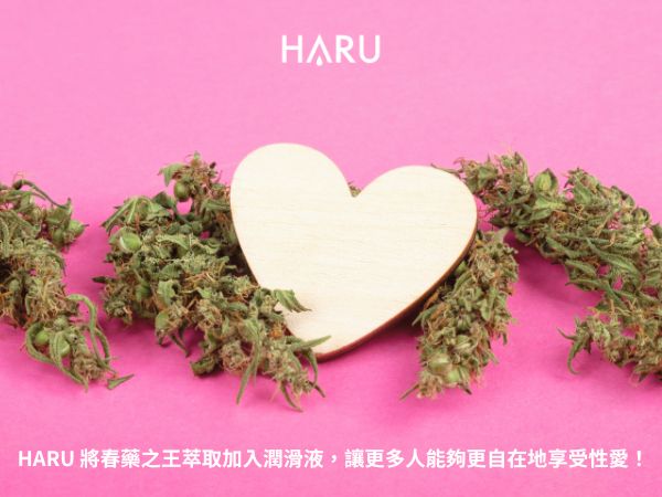 HARU將春藥之王 大麻 加入潤滑液只為讓您能夠悠遊自在地享受性愛