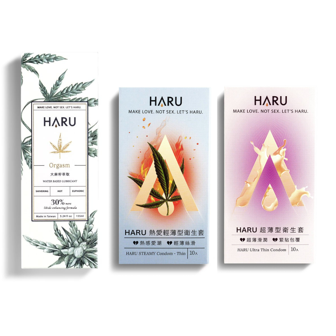大麻熱感潤滑液+熱愛輕薄型保險套+超薄型保險套 大麻熱感潤滑液+熱愛輕薄型保險套+超薄型保險套